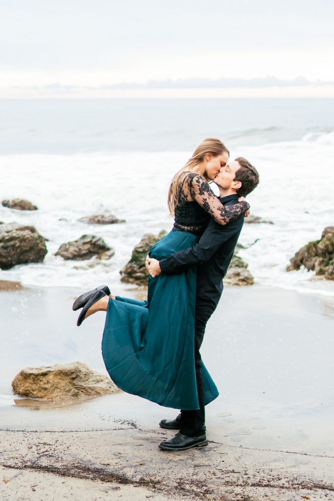 malibu engagement photos