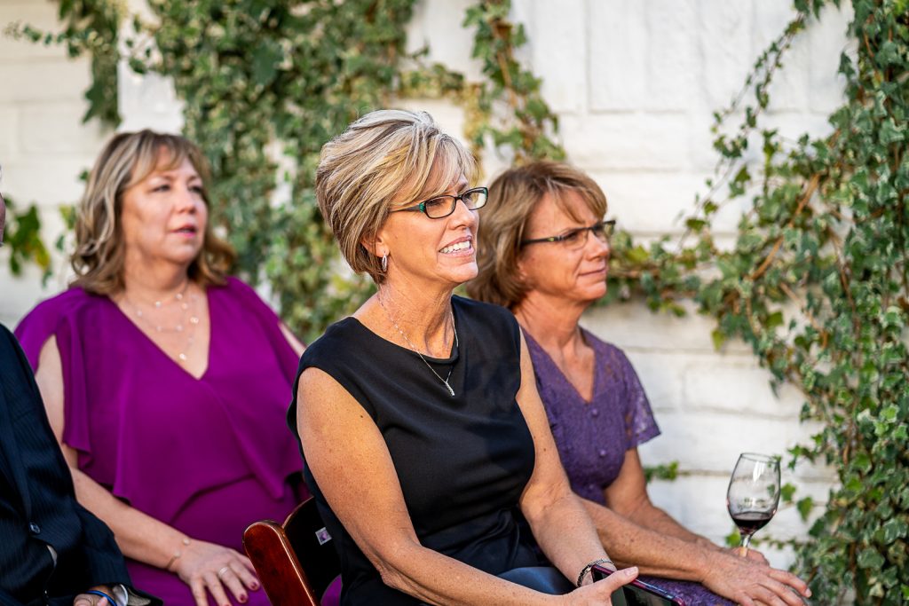 mother of the bride reaction photos